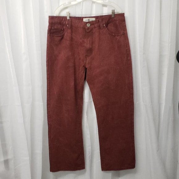 Tool Jeans Jeans Tool Jeans Maroon Washed Basic Jeans Size 38 X 32